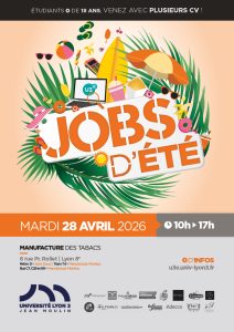 affiche forum jobs d'été université lyon 3
