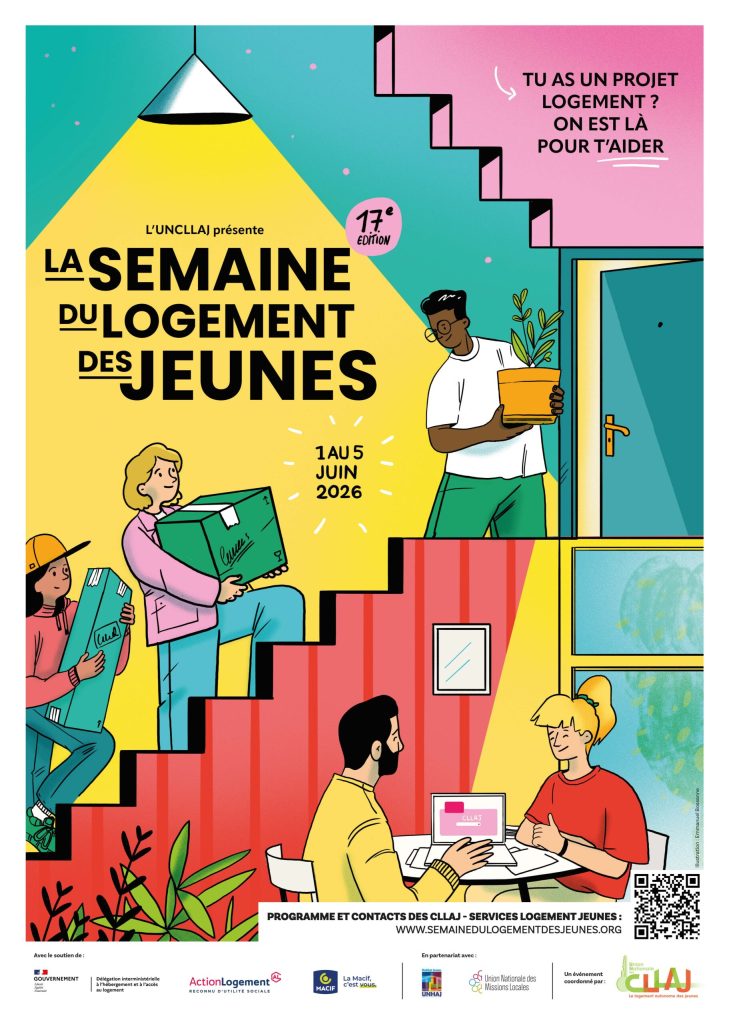affiche de la semaine du logement des jeunes 2026