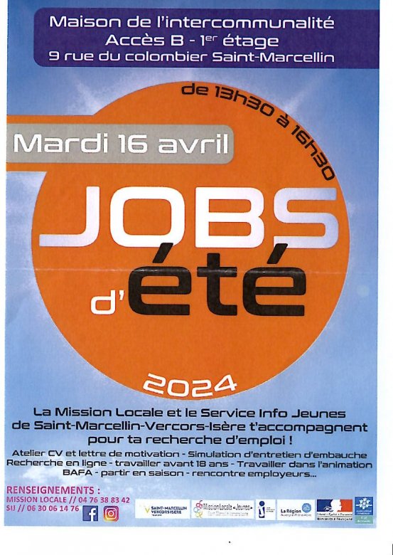 Affiche Forum job d'été