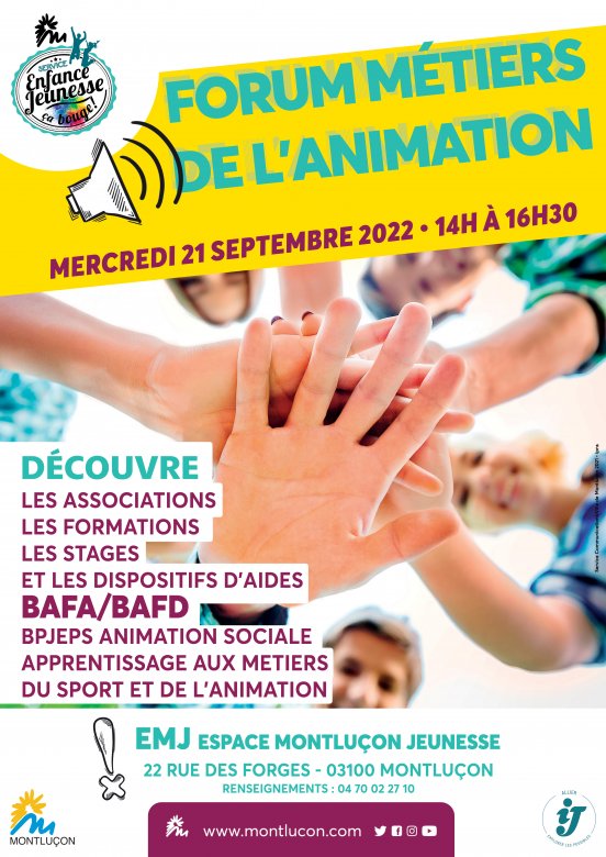 FORUM MÉTIERS DE L'ANIMATION