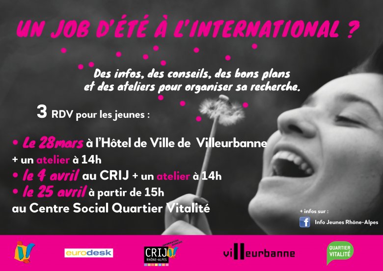Jobs d'été à l'international Villeurbanne