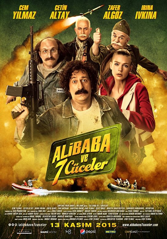 Affiche film ALI BABAB VE 7 CUCELER 2018