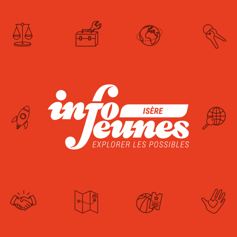 Nouveau logo Info-jeunes Isère