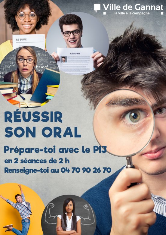 Affiche Gannat : réussir son oral