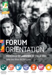 affiche forum de l'orientation MFR de l'Ain