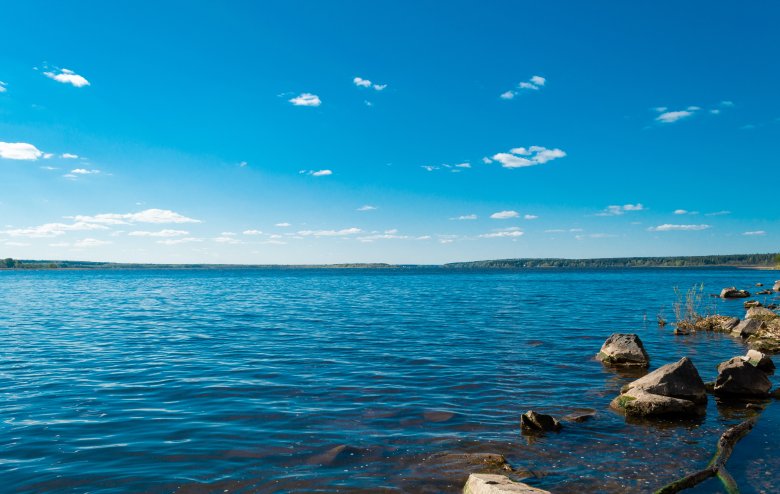 paysage de bord de lac