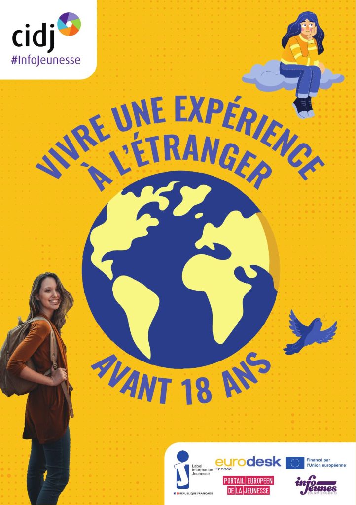 Couverture du guide Vivre une expérience à l’étranger avant 18 ans