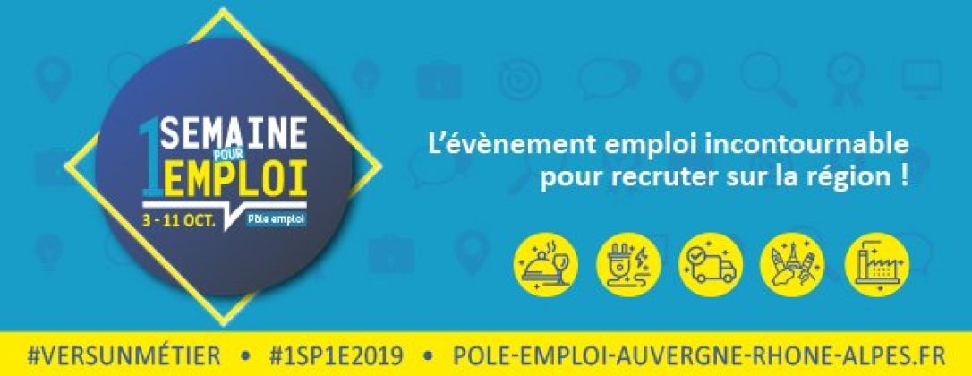 affiche 1 semaine pour 1 emploi