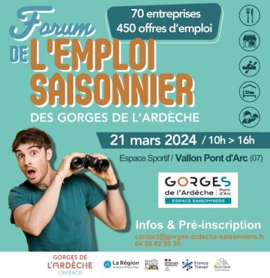 affiche emploi saisonnier