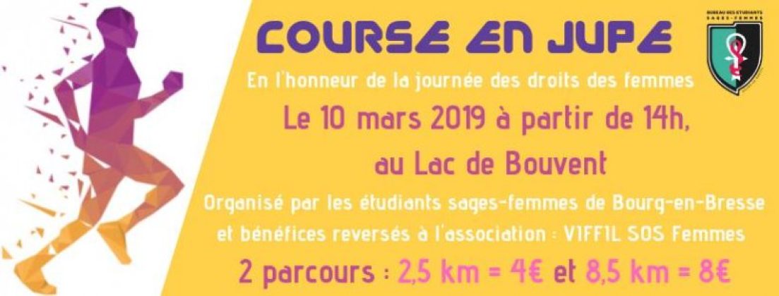 Affiche Course en Jupe Bourg en Bresse