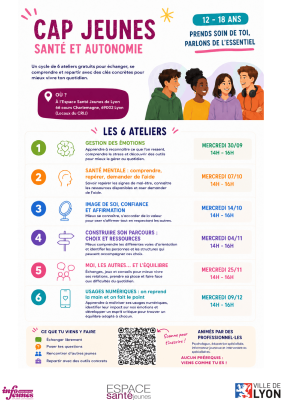 affiche Cap Jeunes : Santé et Autonomie