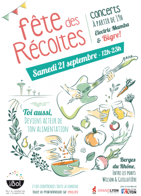 La Fête des récoltes, Berges du Rhône, Lyon