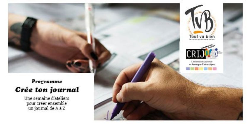 Ateliers Crée ton journal - TVB & CRIJ