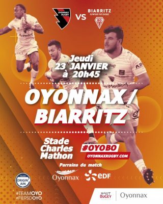 Match Oyonnax Rugby
