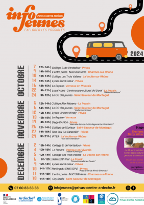 Affiche programme octobore novembre décembre