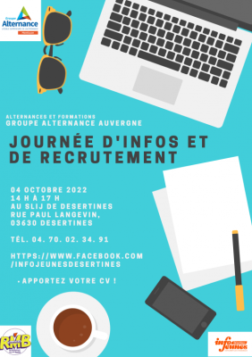 Journée d’infos et de recrutement