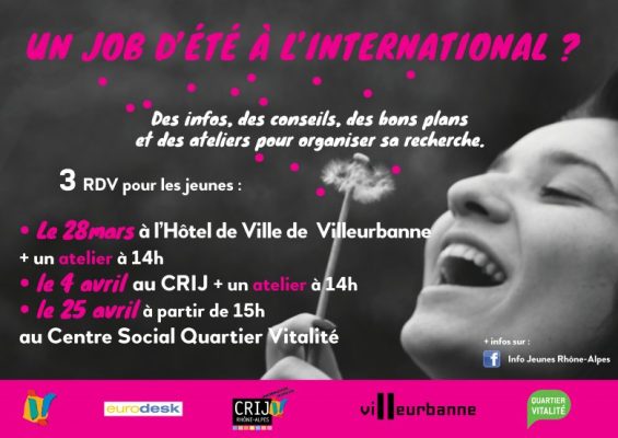 Jobs d'été à l'international PIJ Quartier Vitalité
