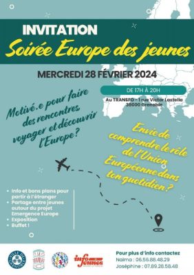 affiche soirée Europe