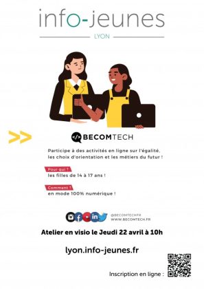 Atelier Becomtech, jeudi 22 avril de 10h à 11h en ligne
