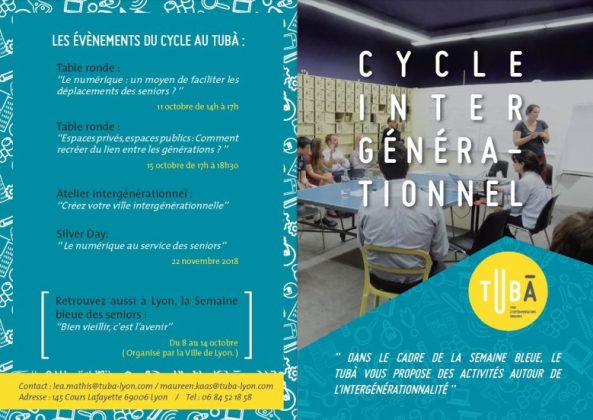 Cycle de médiation intergénérationnel, le Tuba, Lyon