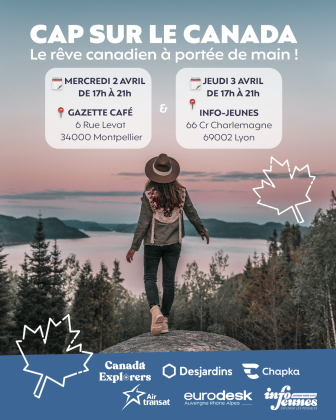 affiche pour afterwork cap sur le canada