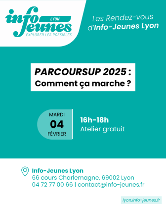 affiche rdv info-jeunes lyon parcoursup