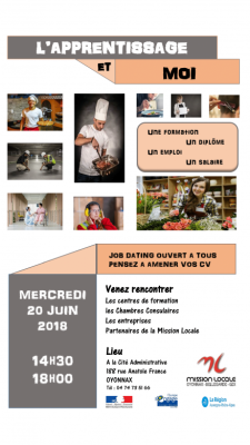 Après-midi job dating apprentissage