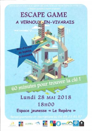 Escape game Vernous en Vivarais