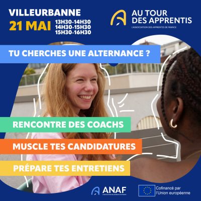 affiche carrée au tour des apprentis anaf villeurbanne 2026