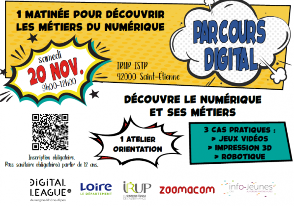 affiche parcours digital saint etienne