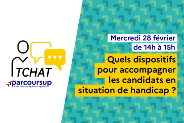 Tchat Onisep : Handicap & études supérieures